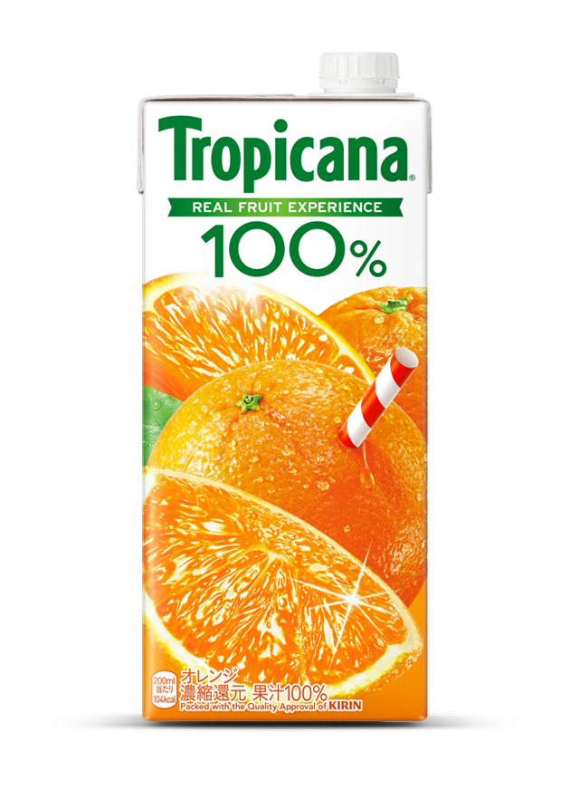 100%オレンジジュース