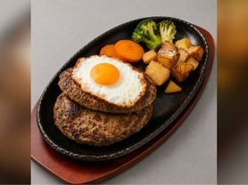 目玉焼きハンバーグ　ダブル