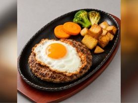 目玉焼きハンバーグ　シングル