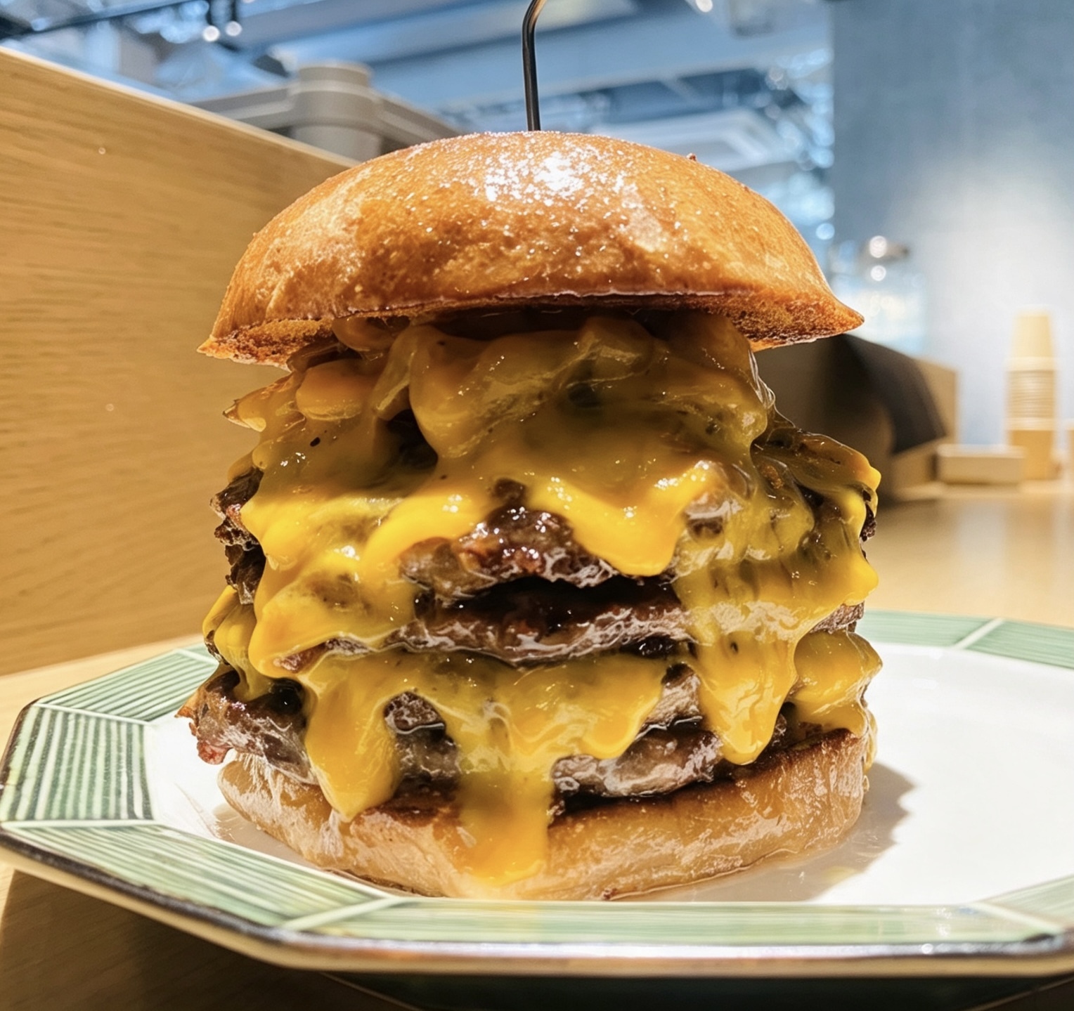 ワンパウンドチーズバーガー