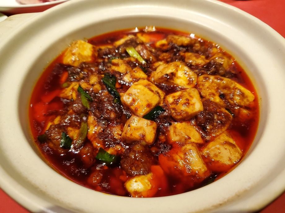 四川麻婆豆腐定食（辛増し、痺れ増し各+110円）