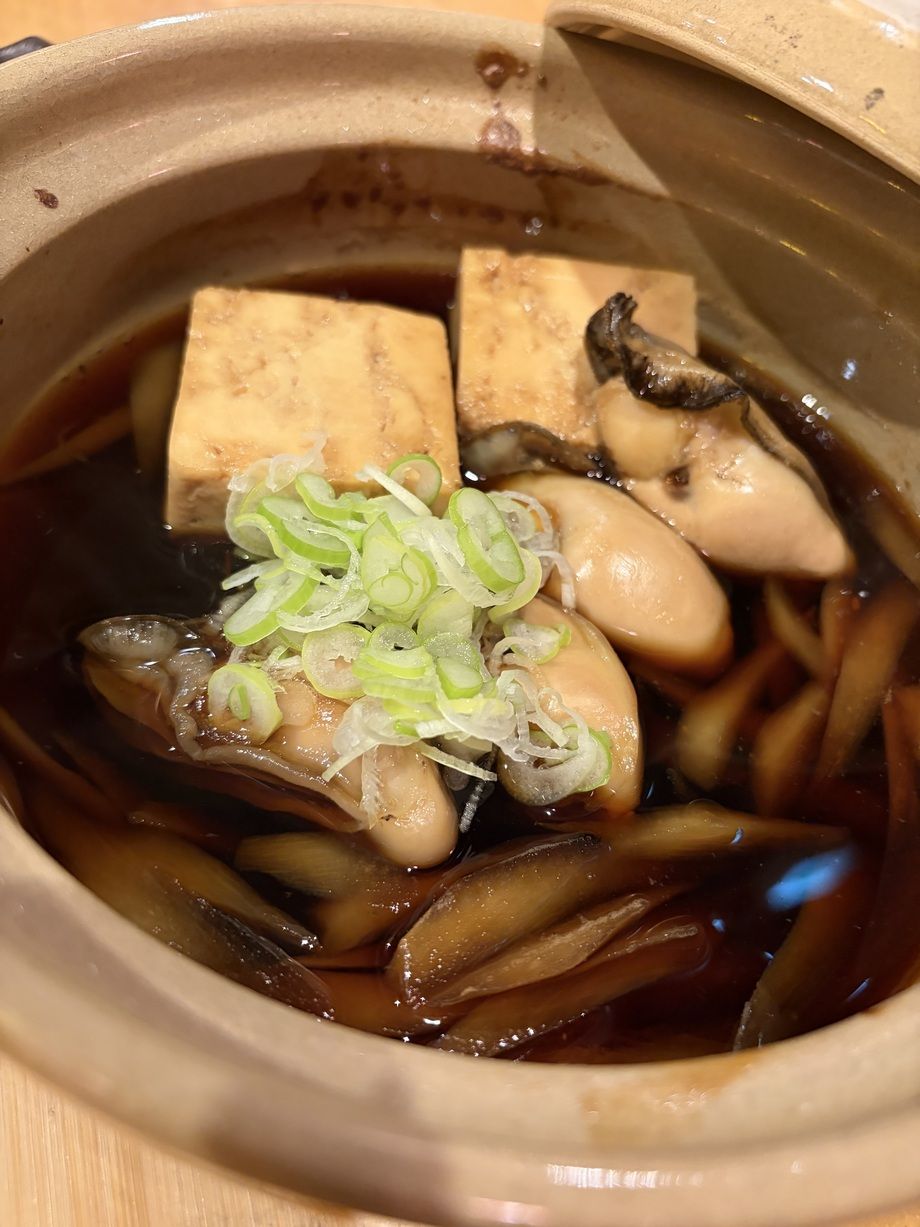 ・厳選牡蠣のすき焼き【月見フェア】
