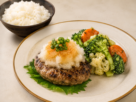 ジューシーな和風おろしハンバーグ定食