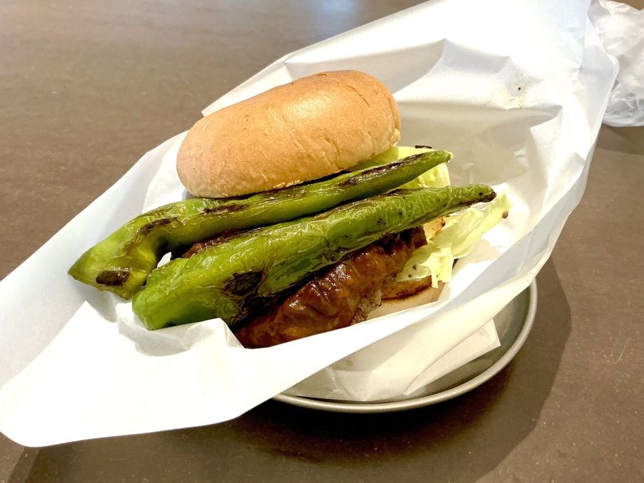 甘長とうがらしバーガー
