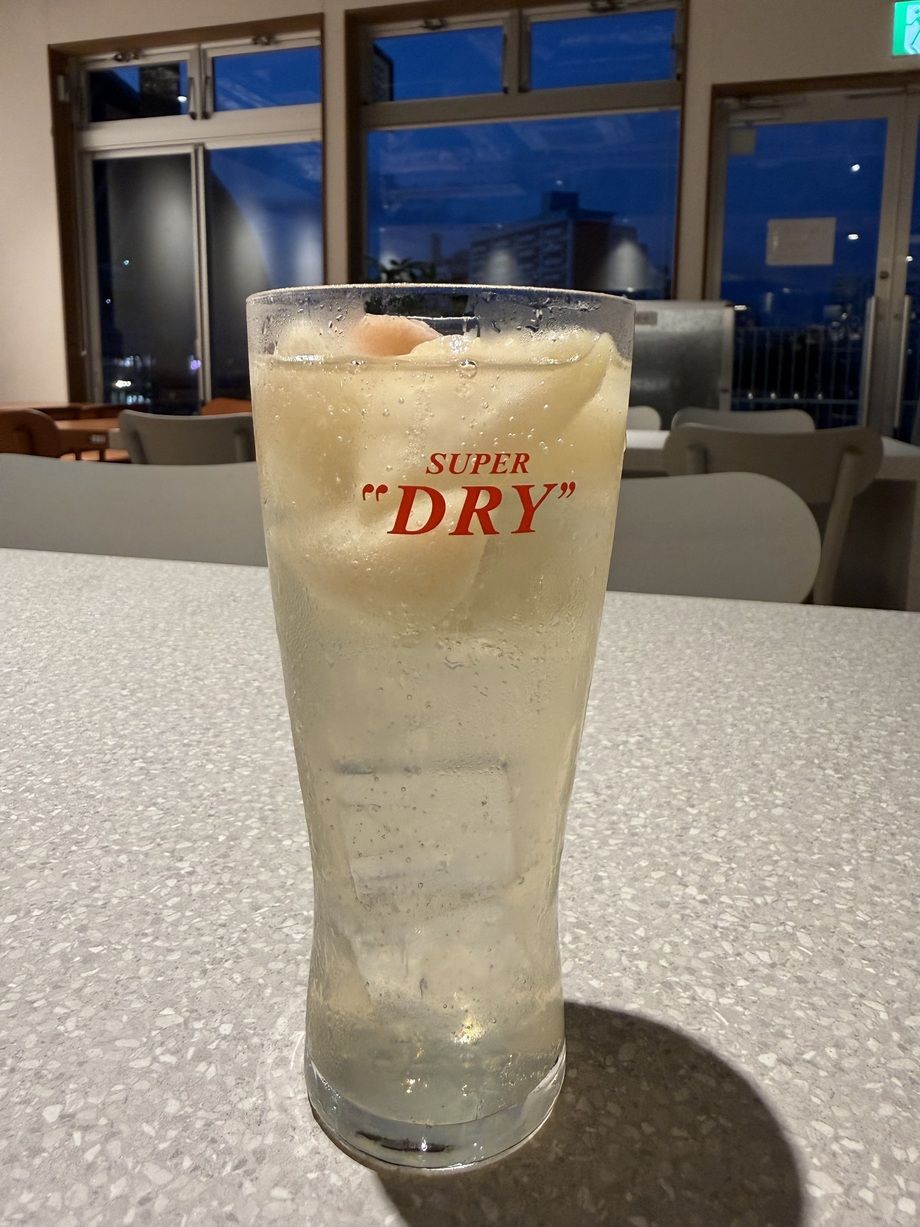 白桃ピューレ入り！白桃ソーダ