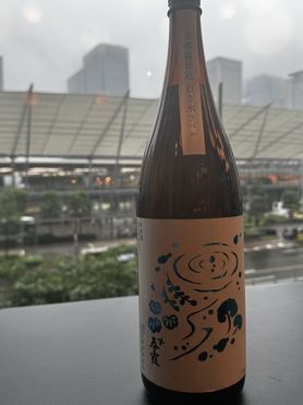 春霞　わき水ラベル　純米吟醸