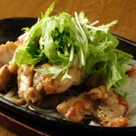 鶏もも肉の香味わざび焼き