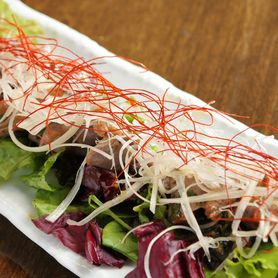 砂肝ねぎ塩まみれ