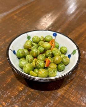 シビ辛なお豆(麻辣青豆)