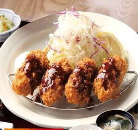 広島産カキフライ定食