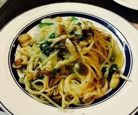 キノコのペペロンチーノ