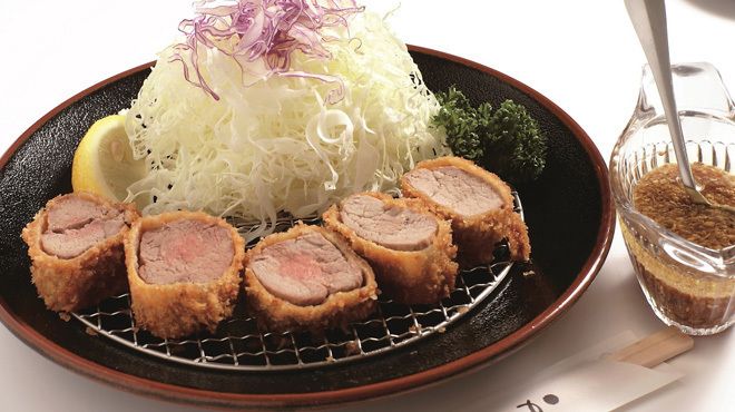 樽前産湧水豚　選肉ヒレカツ（130ｇ）（1,550円）