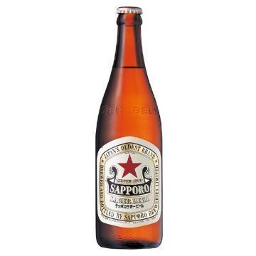 瓶ビール（サッポロ赤星）