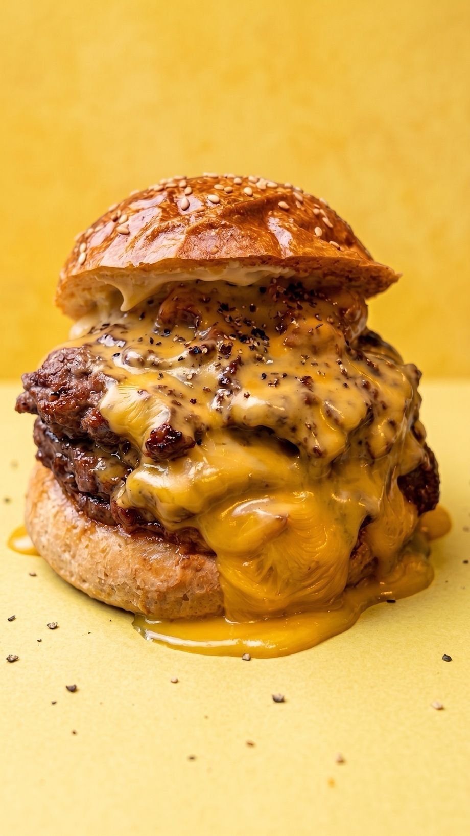 ダブルビアチーズバーガー