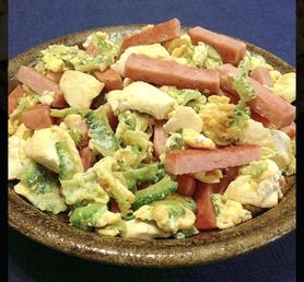 ゴーヤとスパムのチャンプル