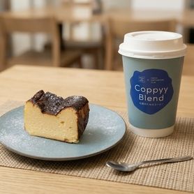 ケーキセット(バスクチーズケーキとCoppyy Blend)