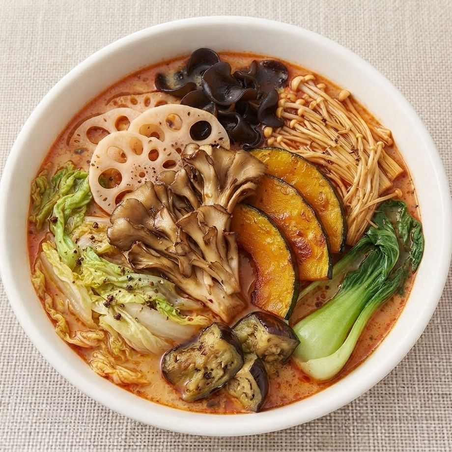 🍁【秋得セール】🥬一日分の秋色野菜350g麻辣湯