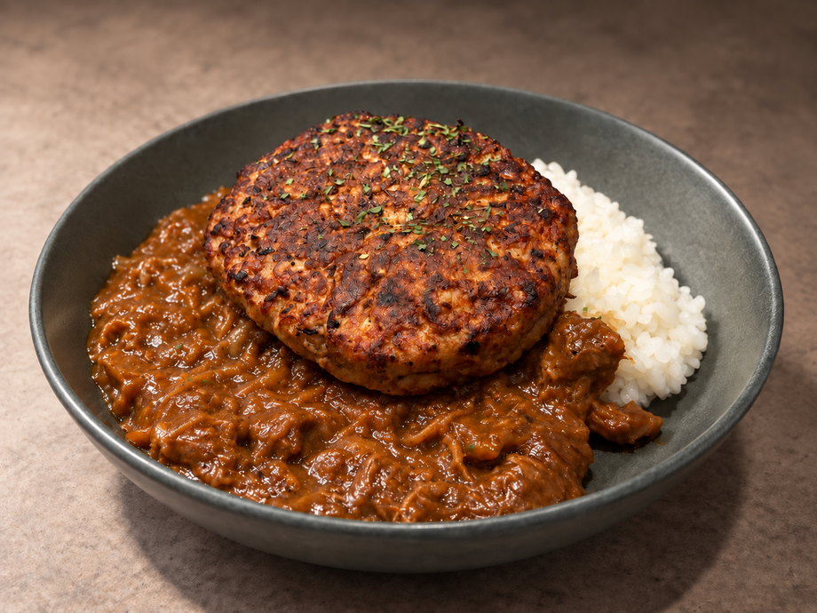 ハンバーグカレー(ポークカレー)