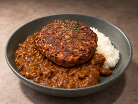 ハンバーグカレー(ポークカレー)