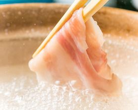 白金豚しゃぶしゃぶ鍋