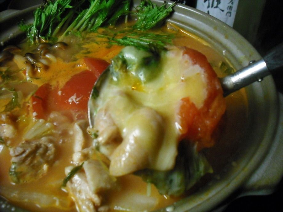 トマトチーズ鍋