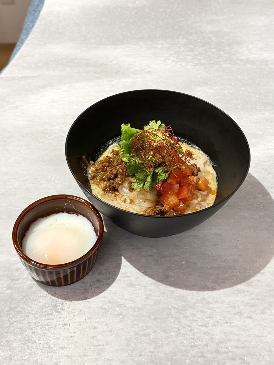 能登島米粉麺の担々和えそば