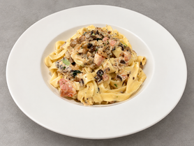 🍂秋季限定🍂CRAFT生パスタ🍝ベーコンときのこのクリームパスタ
