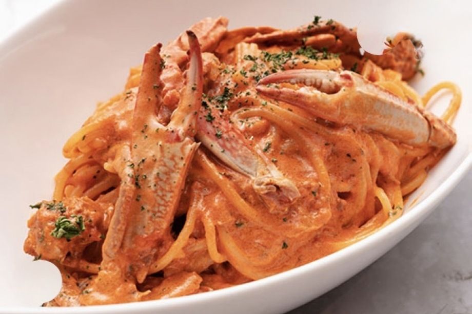 ワタリガニのパスタ