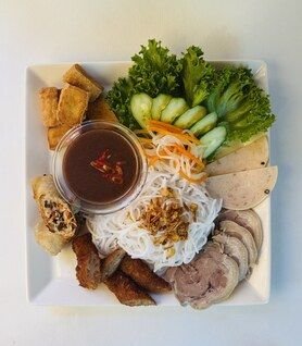 揚げ豆腐と米麺セット Bun Dau Mam Tom