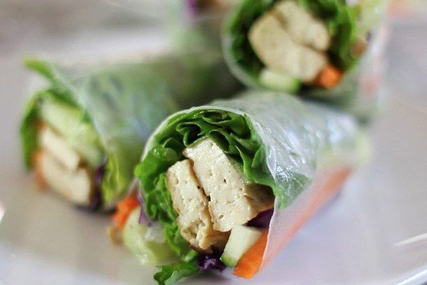 (V)GOI CUAN CHAY/ Tofu spring roll (V) ベジタリアン生春巻き