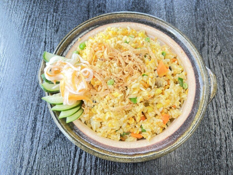 (V)COM RANG CHAY/ Fried rice with vegetable (V) 野菜チャーハン