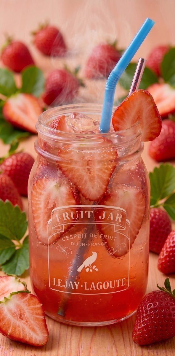 ストロベリーソーダ Cocktail Soda Dâu Tây
