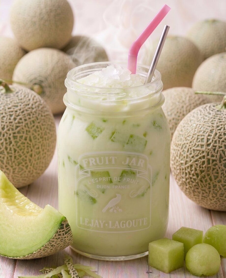 メロンミルク Cocktail Sữa Dưa Lưới