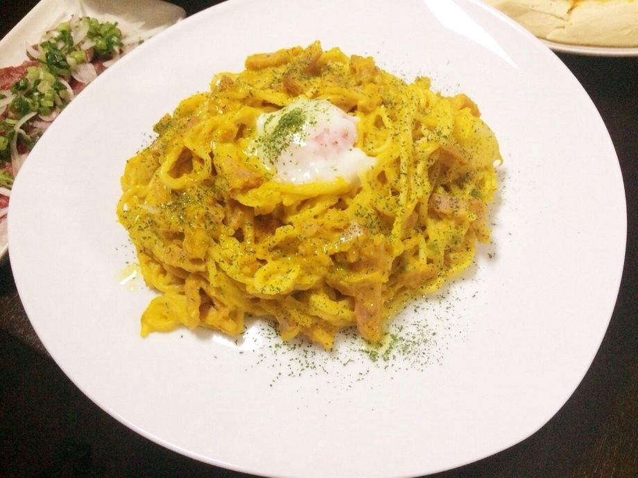 パンプキンカルボナーラ（1000円）