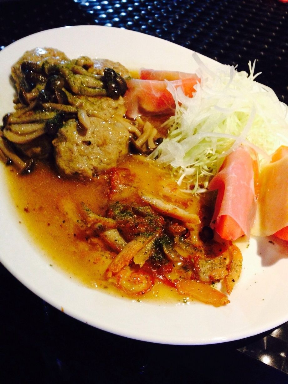 きのこハンバーグ（700円）