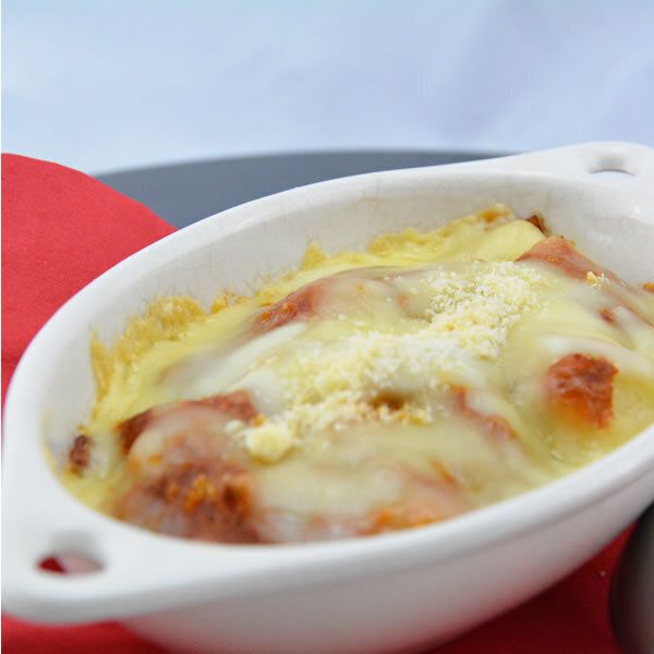ポテトベーコンチーズ焼き（600円）