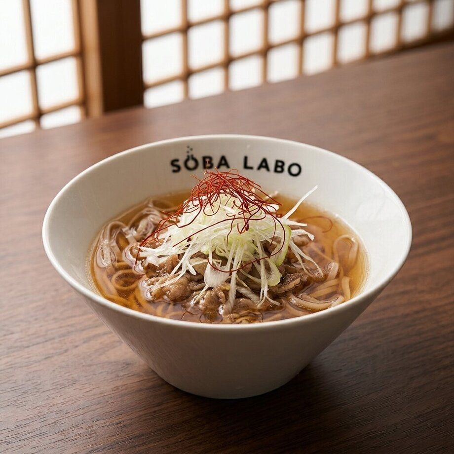 【満足の一杯】旨みたっぷり牛肉　SOBA BOWL