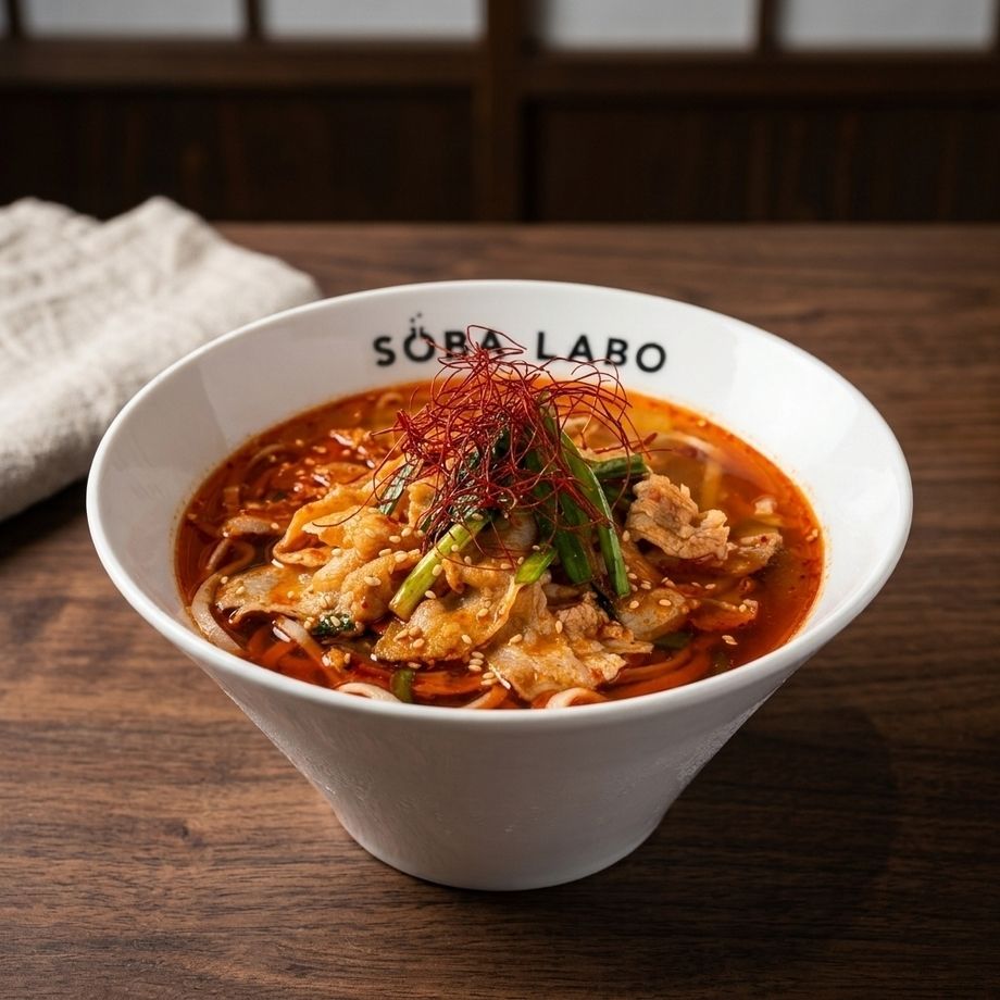 【NEW】ピリ辛豚ニラキムチ SOBA BOWL