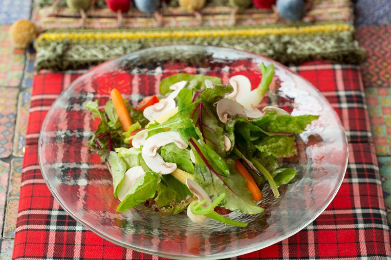 季節野菜のグリーンサラダ