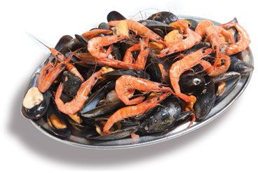 【ムール＆フリット】 ソフトシェルシュリンプのソテー