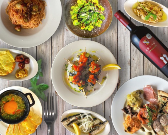 気取らないイタリアを中心とした料理居酒屋です。