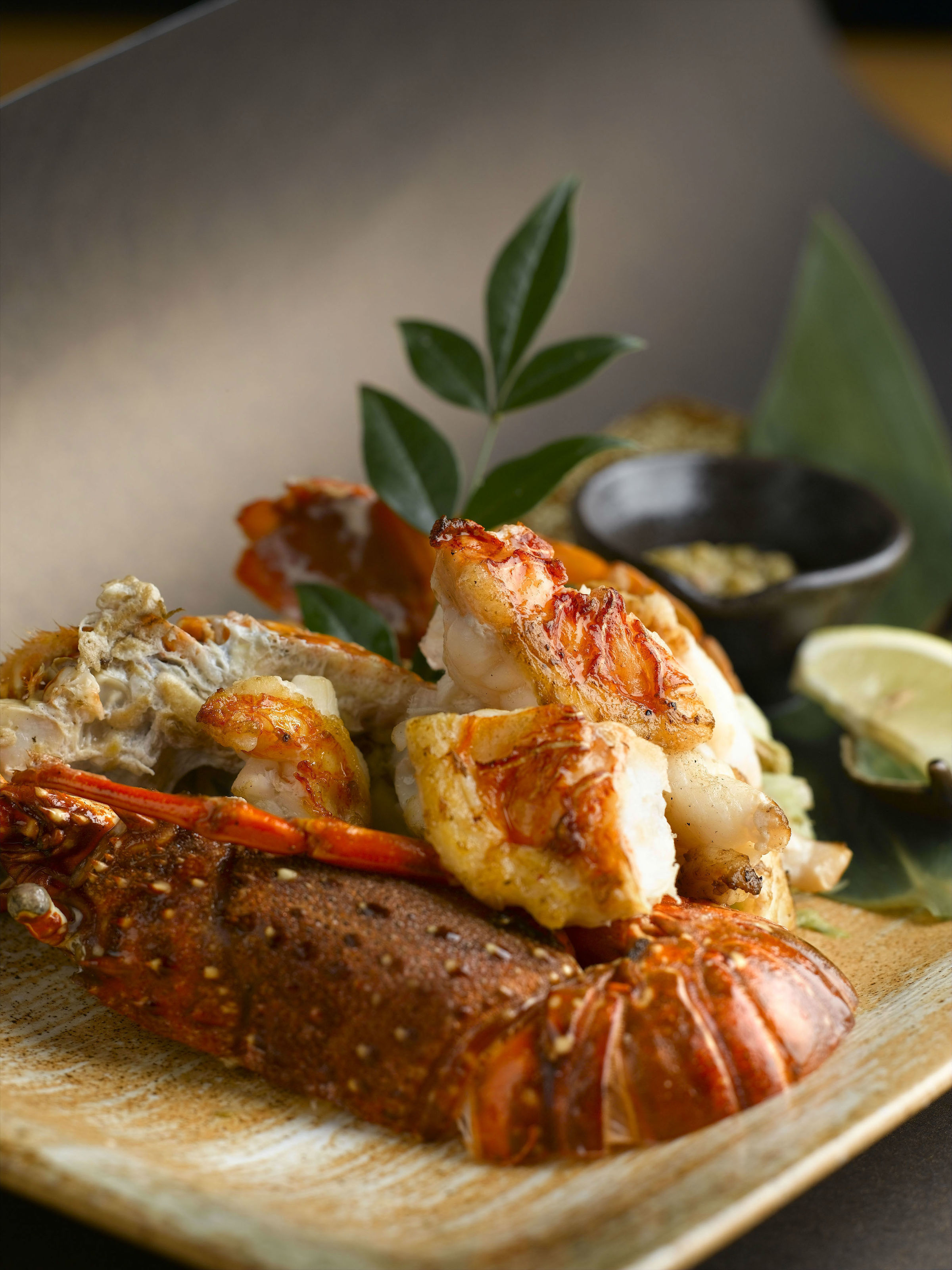 MadoYページ Marble Print Jersey High Neck