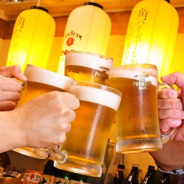 【新橋　居酒屋】コースじゃなくても飲み放題ＯＫ!!お得に新橋で単品飲み放題ができるお店★　厳選5選!!