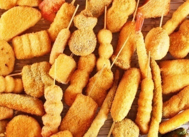 豚串だけじゃない！紅しょうが、バナナすべて揚げた“串カツ全部盛り”が『串カツ田中』で限定販売！