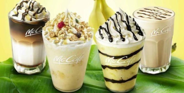 大好評のバナナシリーズ期間限定復活！今年は新商品もお披露目『マックカフェ バイ バリスタ』