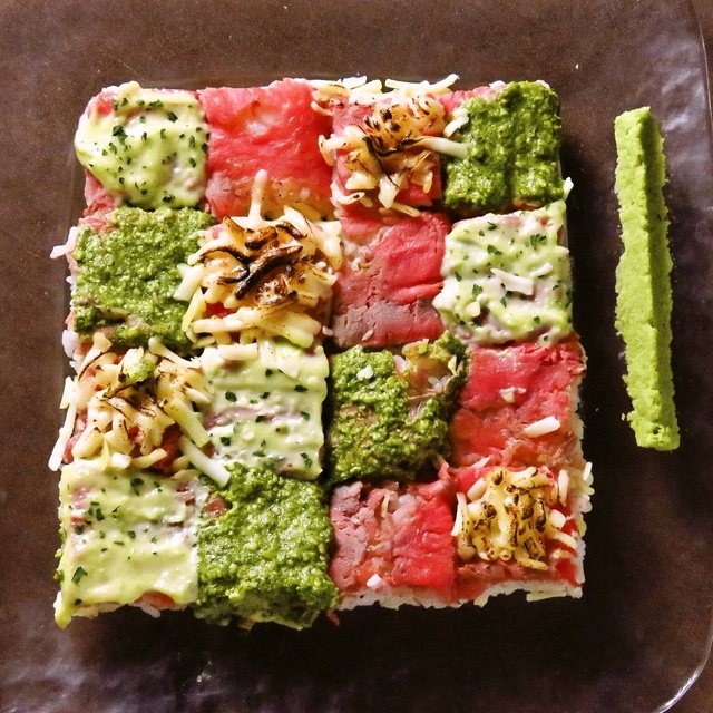 【進化系肉寿司】チーズ×肉寿司"チーズシ"食べ飲み放題が吉祥寺で行われているらしい