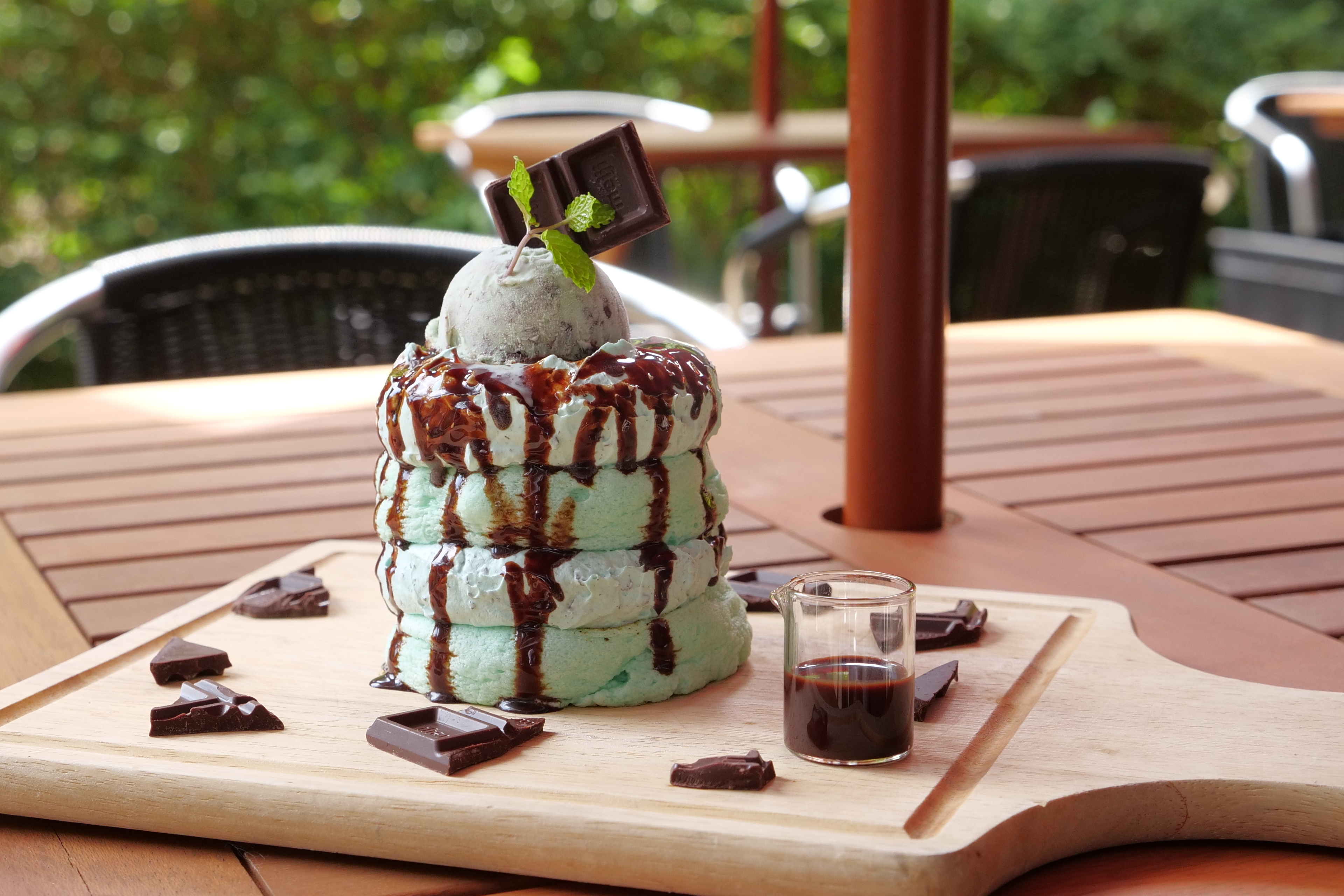 夏限定】六本木『512』のチョコミントパンケーキ！今年は2種登場