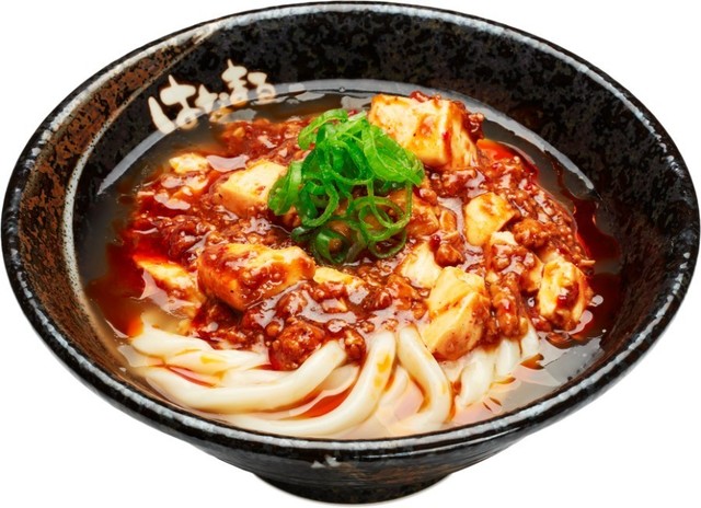 【はなまる】「麻婆あんかけうどん」が限定登場。麻婆には本場四川の調味料を使用!