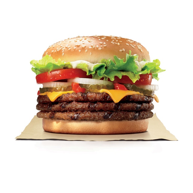 肉3枚にチーズ増量!バーガーキングの「ワッパー」が期間限定でパワーアップ