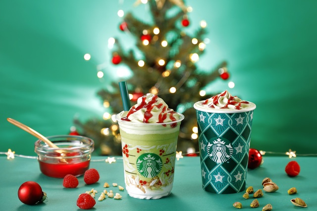 スタバから新作登場！今回は「ピスタチオ クリスマスツリー フラペチーノ」